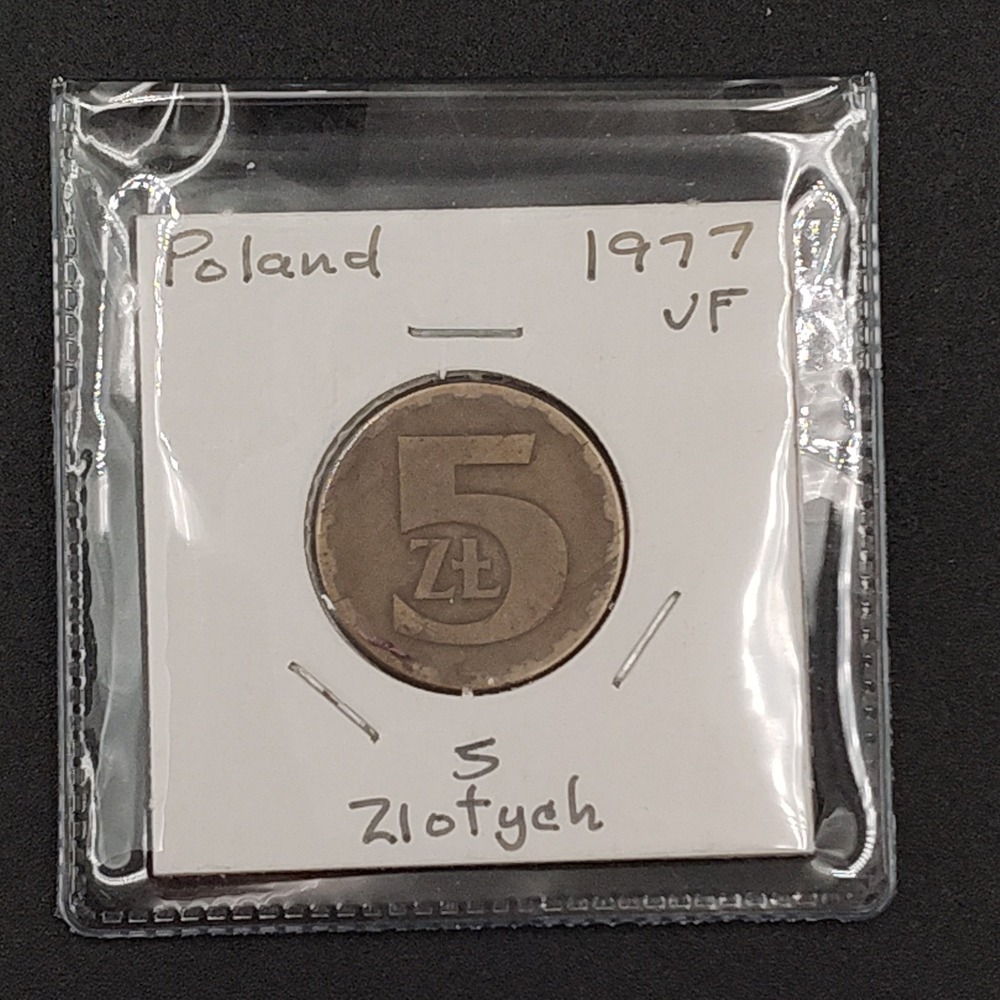 1977 VF Poland 5-Zlotych Coin 5Zt Y47-50 POLSKA RZECZPOSPOLI LUDOWA BR1.1GA-4034 - Picture 12 of 14